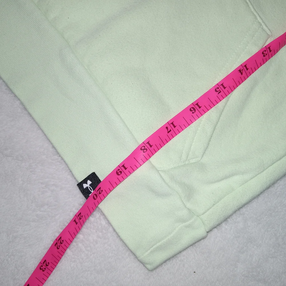 Under Armour Project Rock Rival Fleece Hoodie Sweatshirt Green Youth Sz S